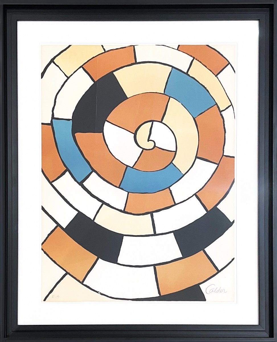 Alexander Calder - Spiral - 1972 - Lithograph