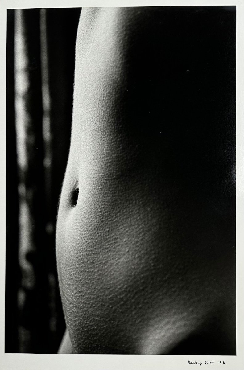 Jeanloup Sieff - Belly - Signed Silver Print - 1970 -photo-2