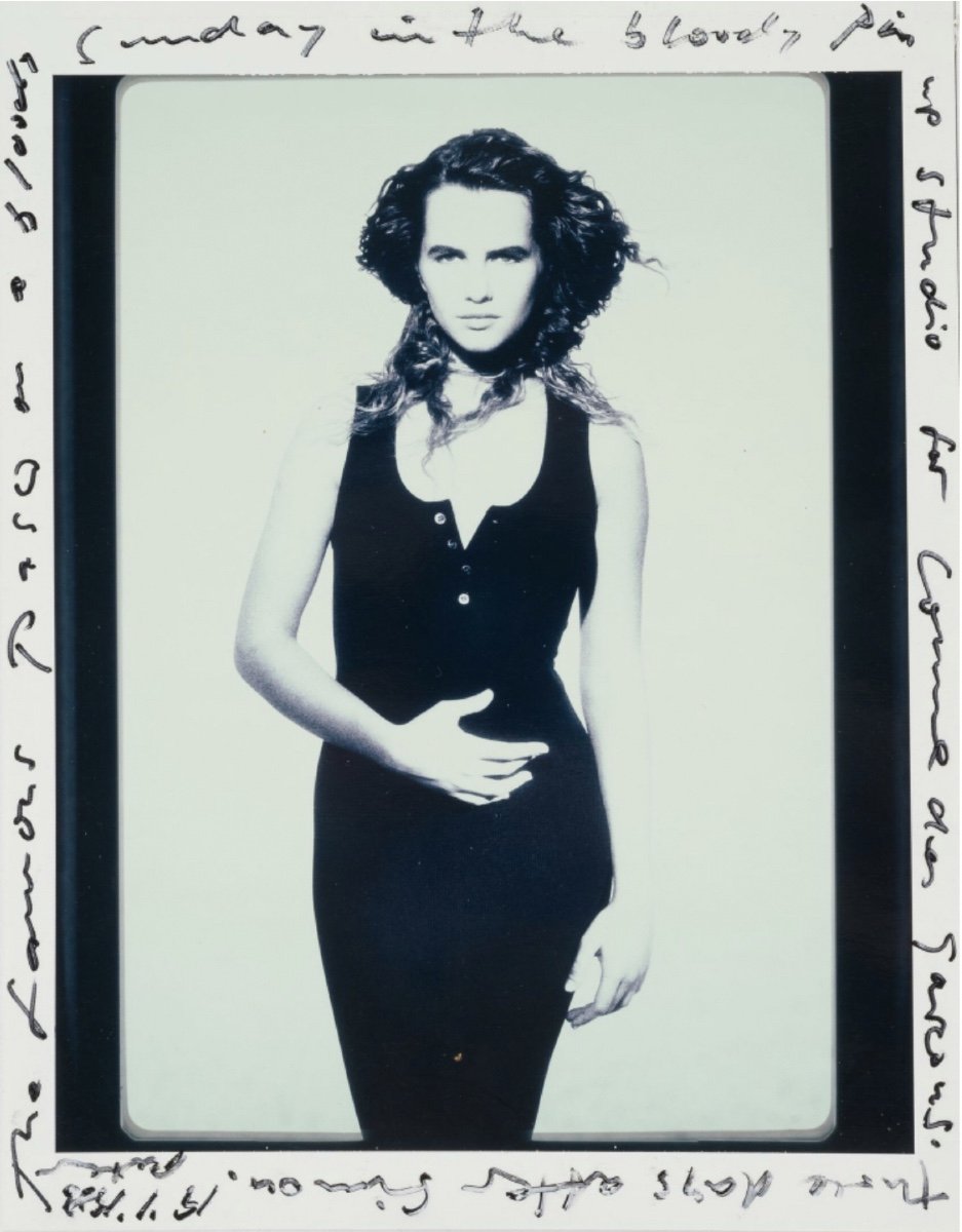 Peter Lindbergh -isabelle Pasco, Comme Des Garçons - Polaroid Print - 1983-photo-2