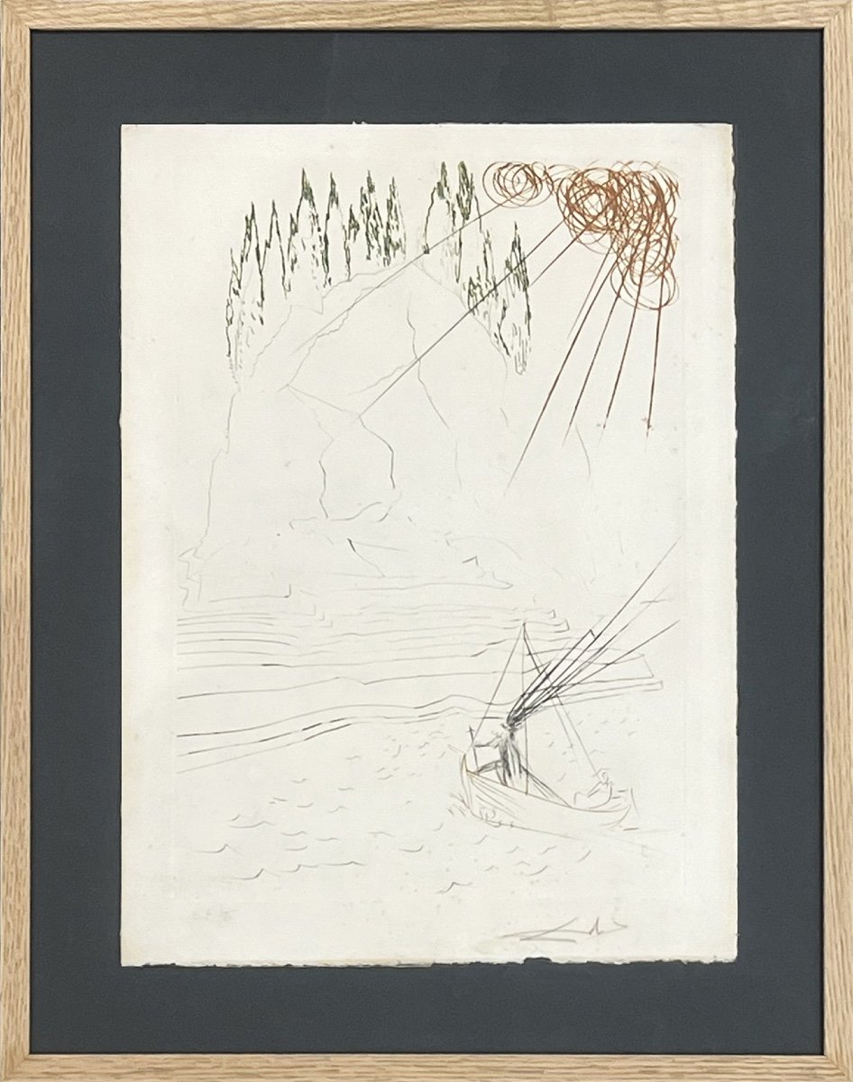 Salvador Dali - Tristan And Iseult - Etchings And Drypoints On Vellum Paper - 1970