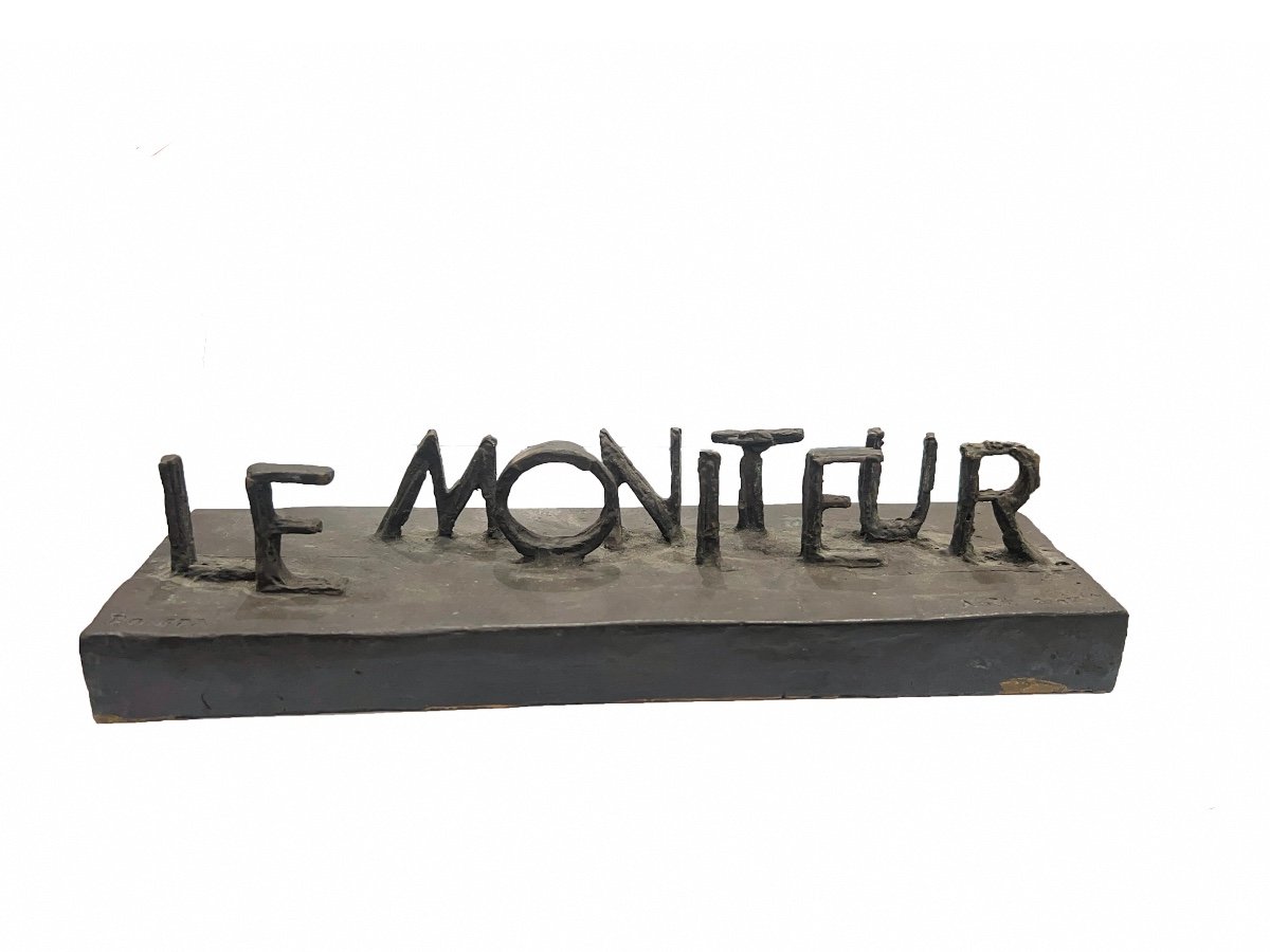 Bruno Romeda - Le Moniteur - Bronze - 2003 