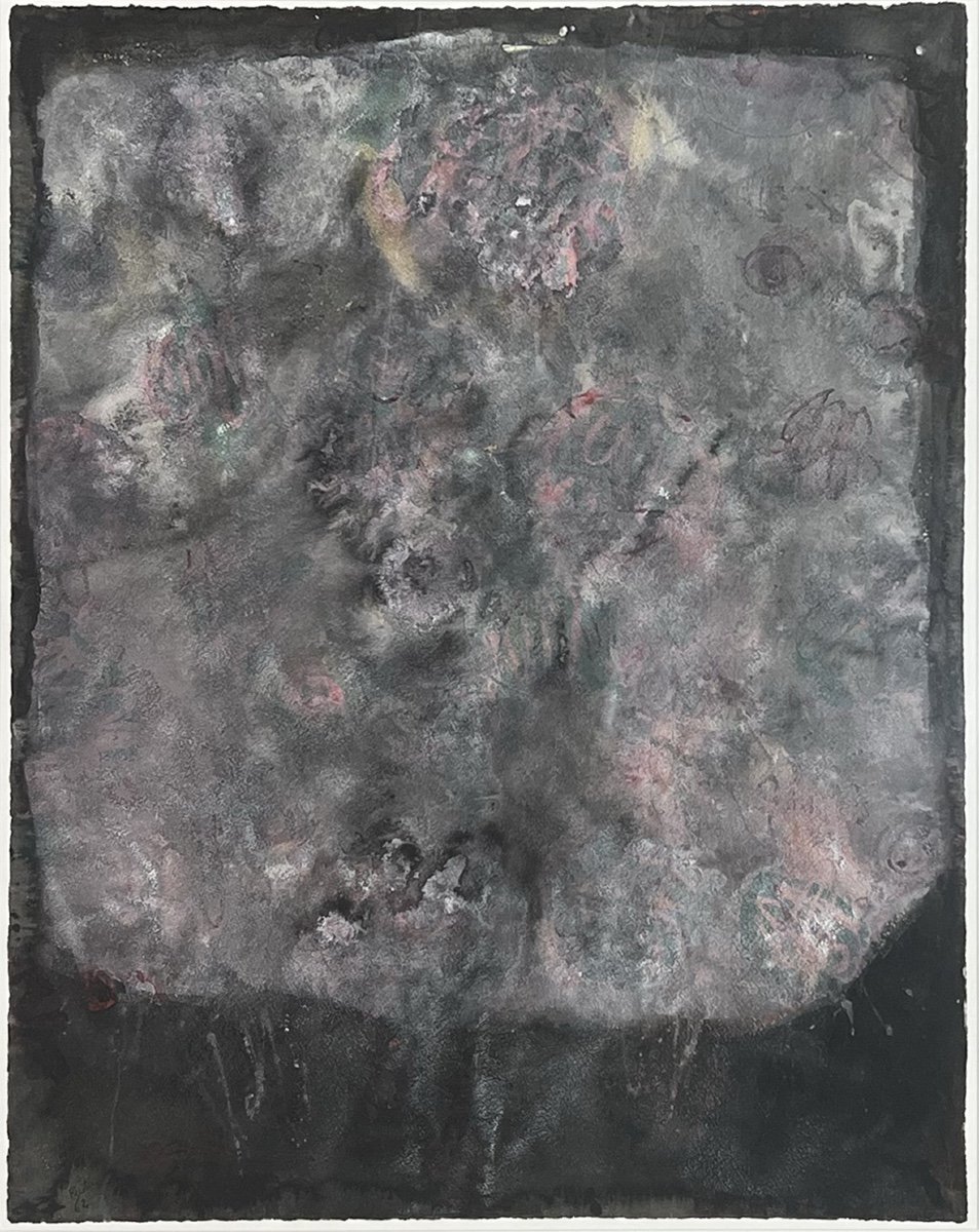 Jean Rustin - Untitled - Acrylic On Paper - 1962-photo-2