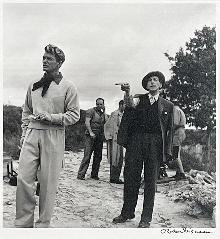 Robert Doisneau - Jean Marais & Jean Cocteau - épreuve Argentique - 1949-photo-2