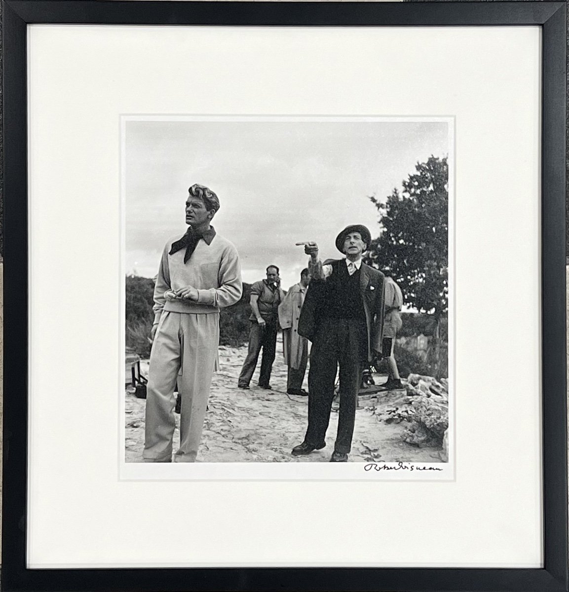 Robert Doisneau - Jean Marais & Jean Cocteau - épreuve Argentique - 1949