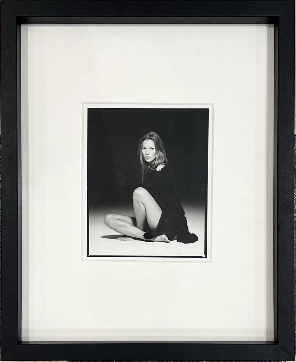 Marc Hispard - Kate Moss - Silver Print 