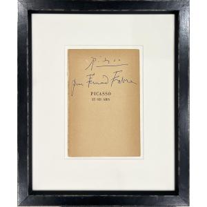 Pablo Picasso - Signed And Autographed Envelope - Fernand Favre Collection