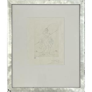 Salvador Dali - Henry V, 1970, Extrait Du Portfolio "much Ado About Shakespeare » - Gravure