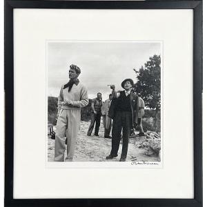 Robert Doisneau - Jean Marais & Jean Cocteau - Silver Print - 1949