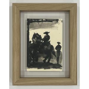 Pablo Picasso - Toros & Toreros VI - Dédicace Sur Carte Lithographiée - (19)59