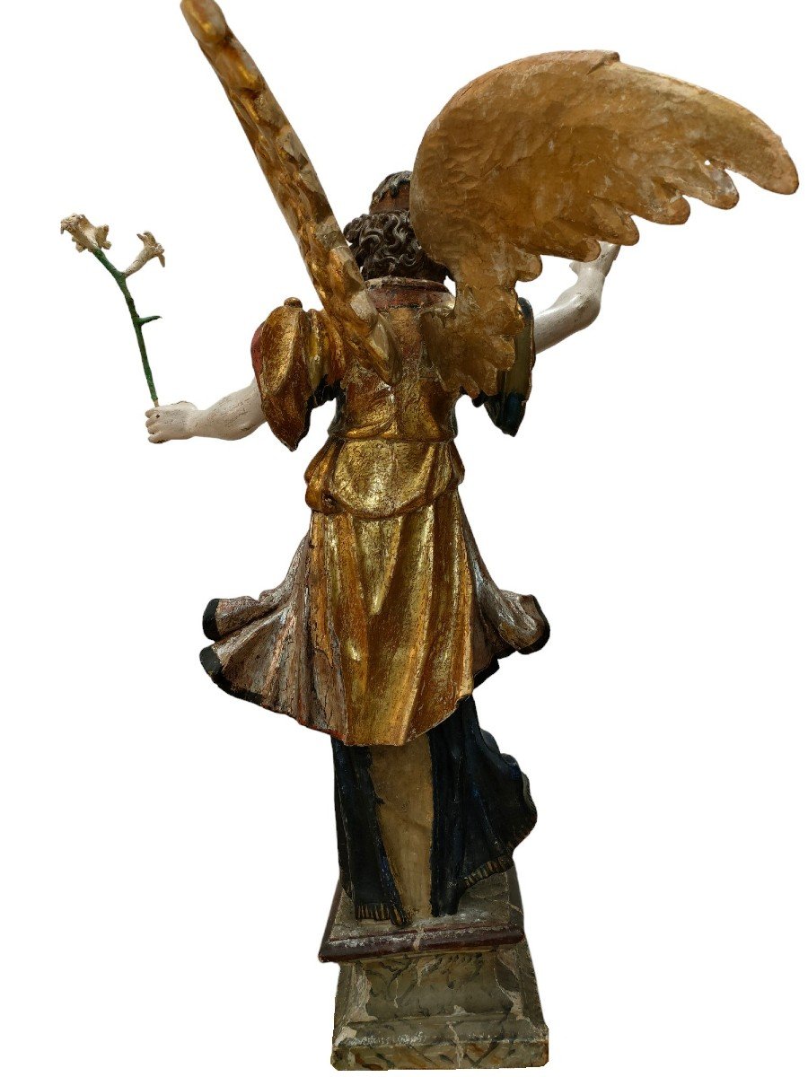 The Angel Gabriel - Ulm School, Circle Of Michel Erhart (circa 1540)-photo-3