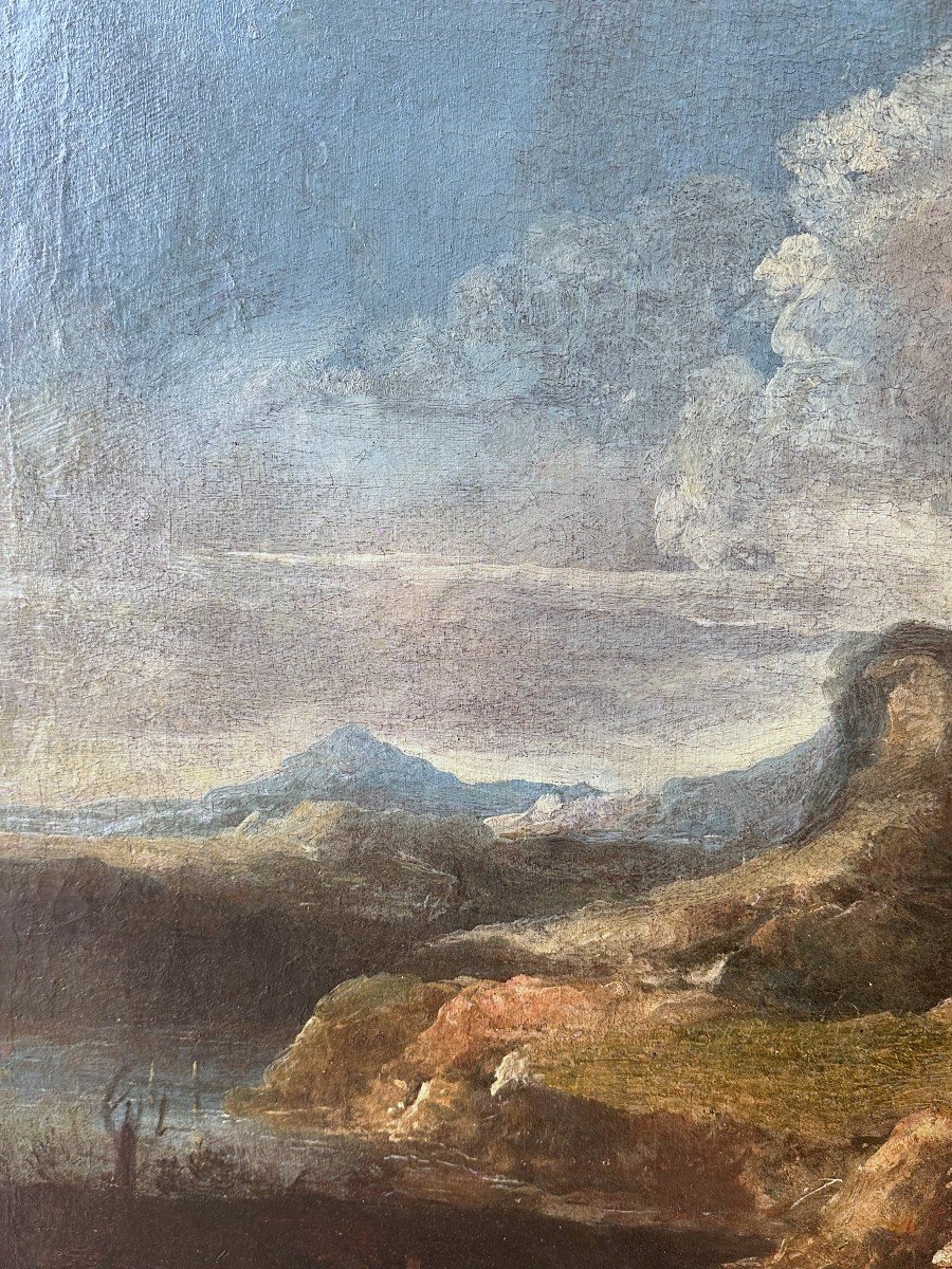 Antonio Maria Marini ( 1668-1725) -Saint Jérôme dans un paysage-photo-1