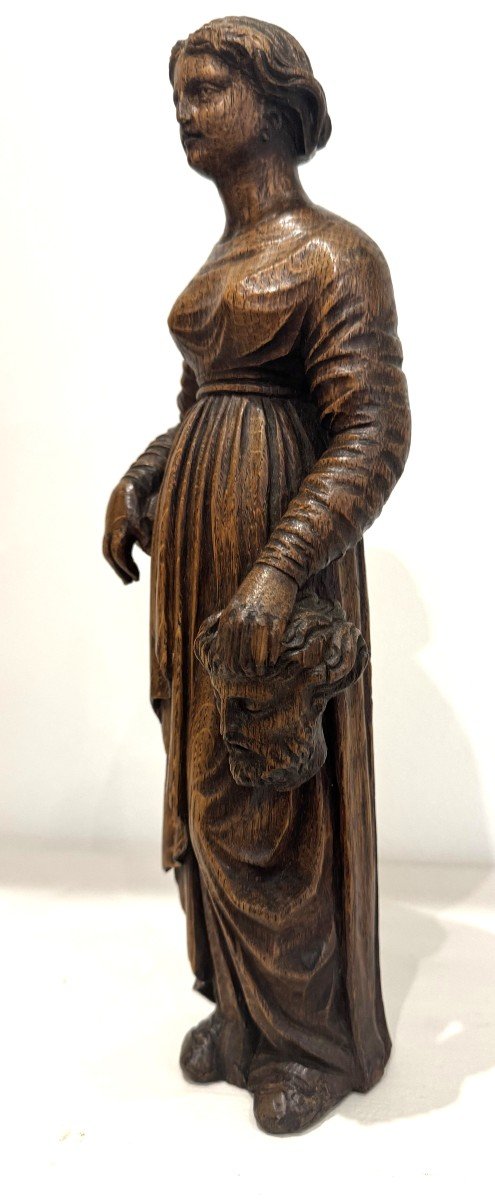 Judith And Holofernes - Wooden Sculpture From The End Of The 18th Century --photo-2