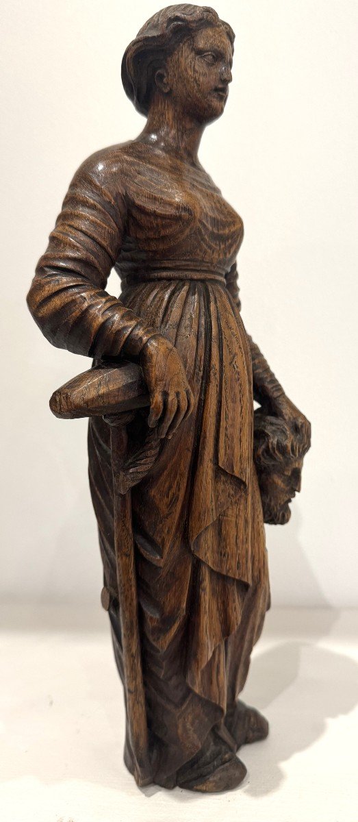 Judith And Holofernes - Wooden Sculpture From The End Of The 18th Century --photo-3