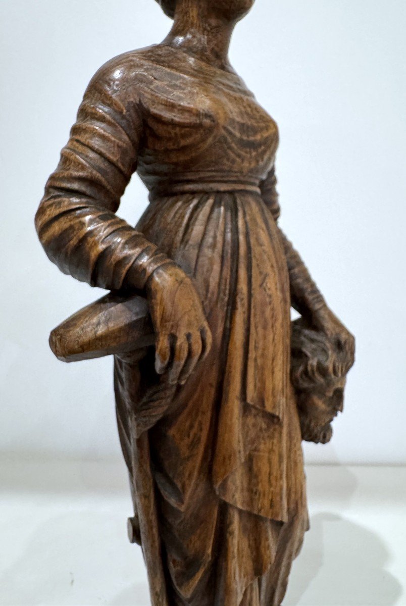 Judith And Holofernes - Wooden Sculpture From The End Of The 18th Century --photo-4