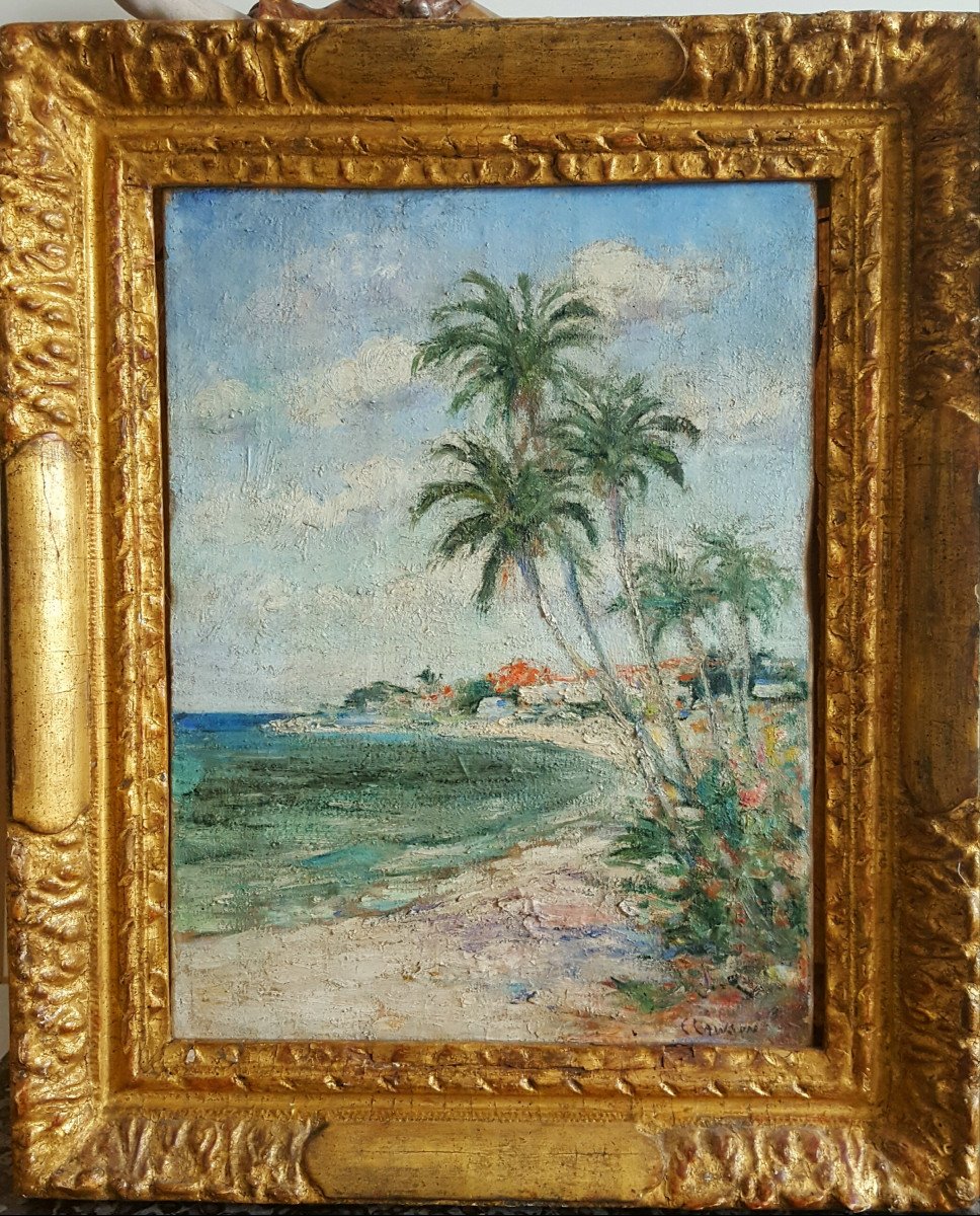 Ernest Lawson (1873-1939) - Plage à Miami-photo-2