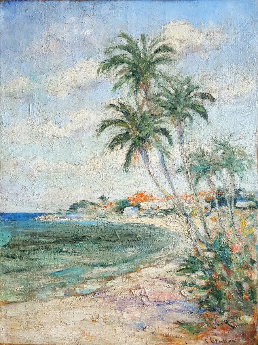 Ernest Lawson (1873-1939) - Plage à Miami