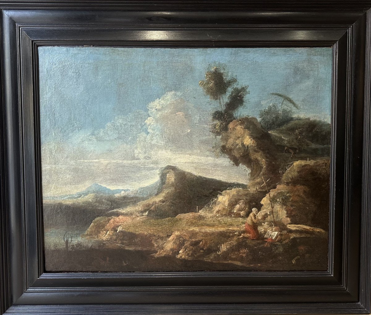 Antonio Maria Marini ( 1668-1725) -saint Jérôme Dans Un Paysage -photo-2