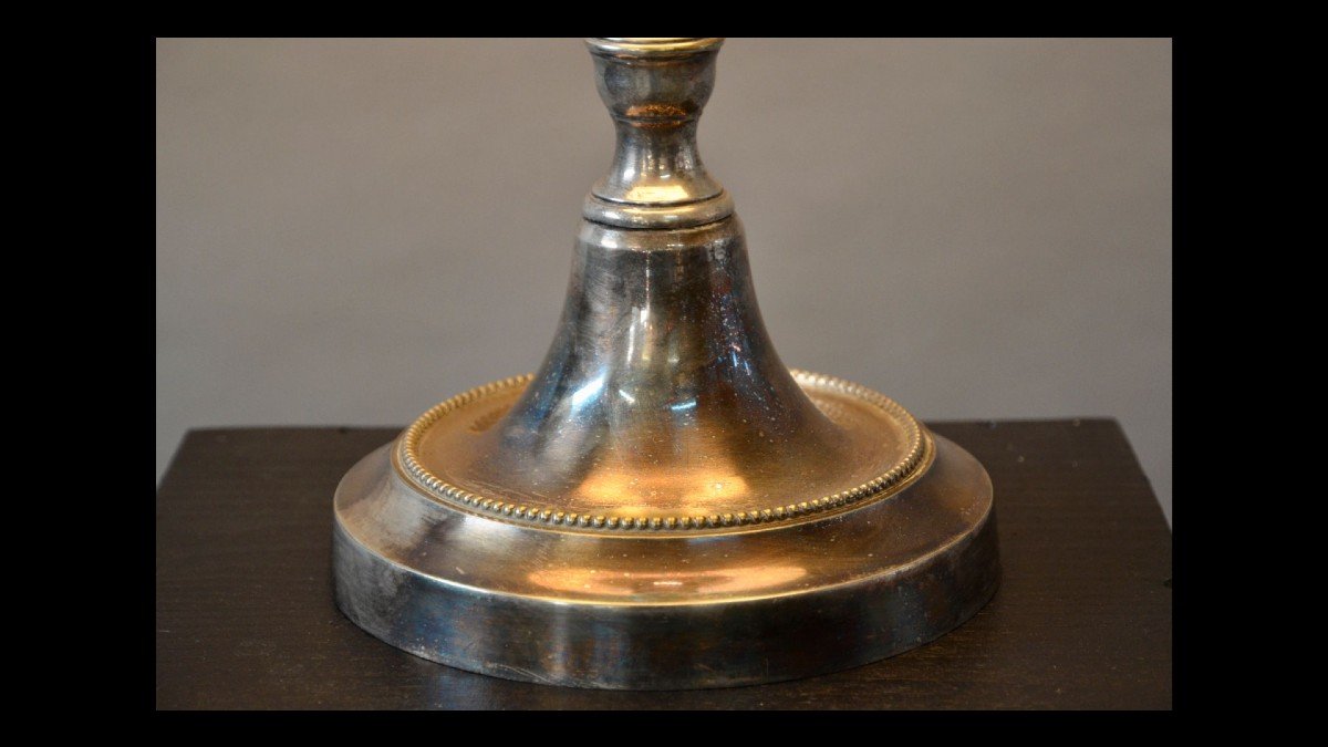 Classic Silver Bronze Lamp-photo-3