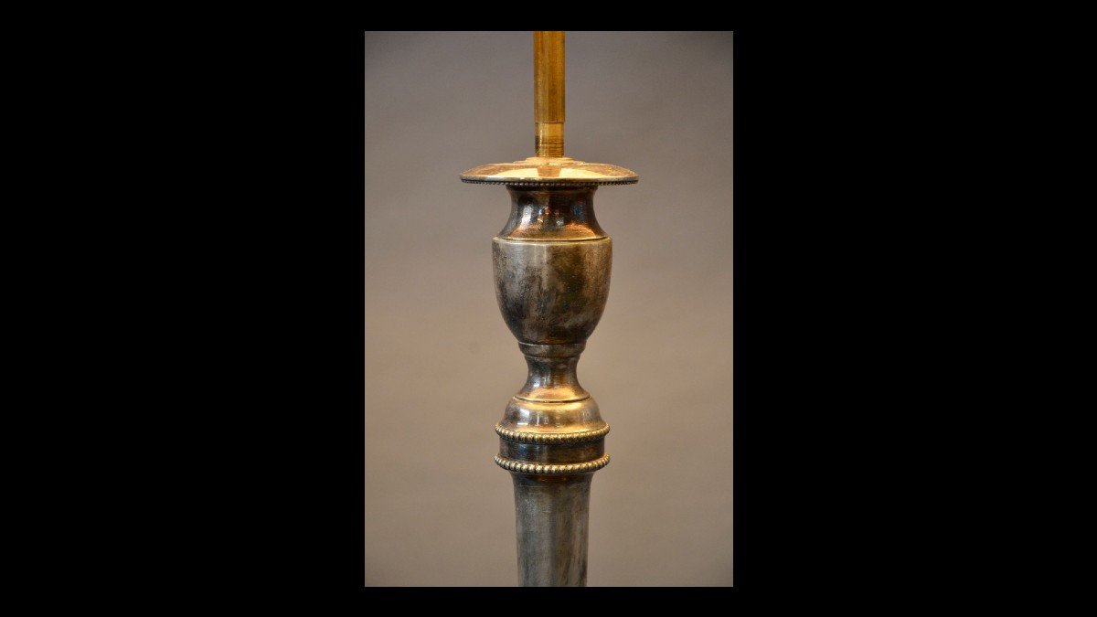 Classic Silver Bronze Lamp-photo-4
