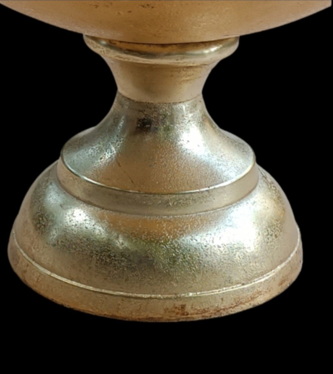 Important Gilded Cast Aluminum Cup-photo-4