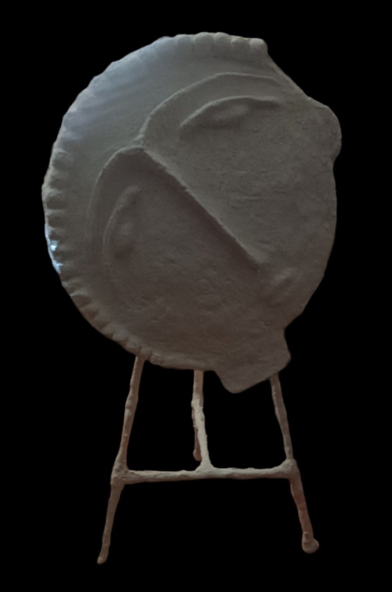 Plaster Sculpture By Philippe Valentin 