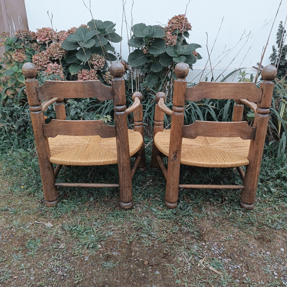 Pair Of Charles Dudouyt Armchairs 1940-photo-2