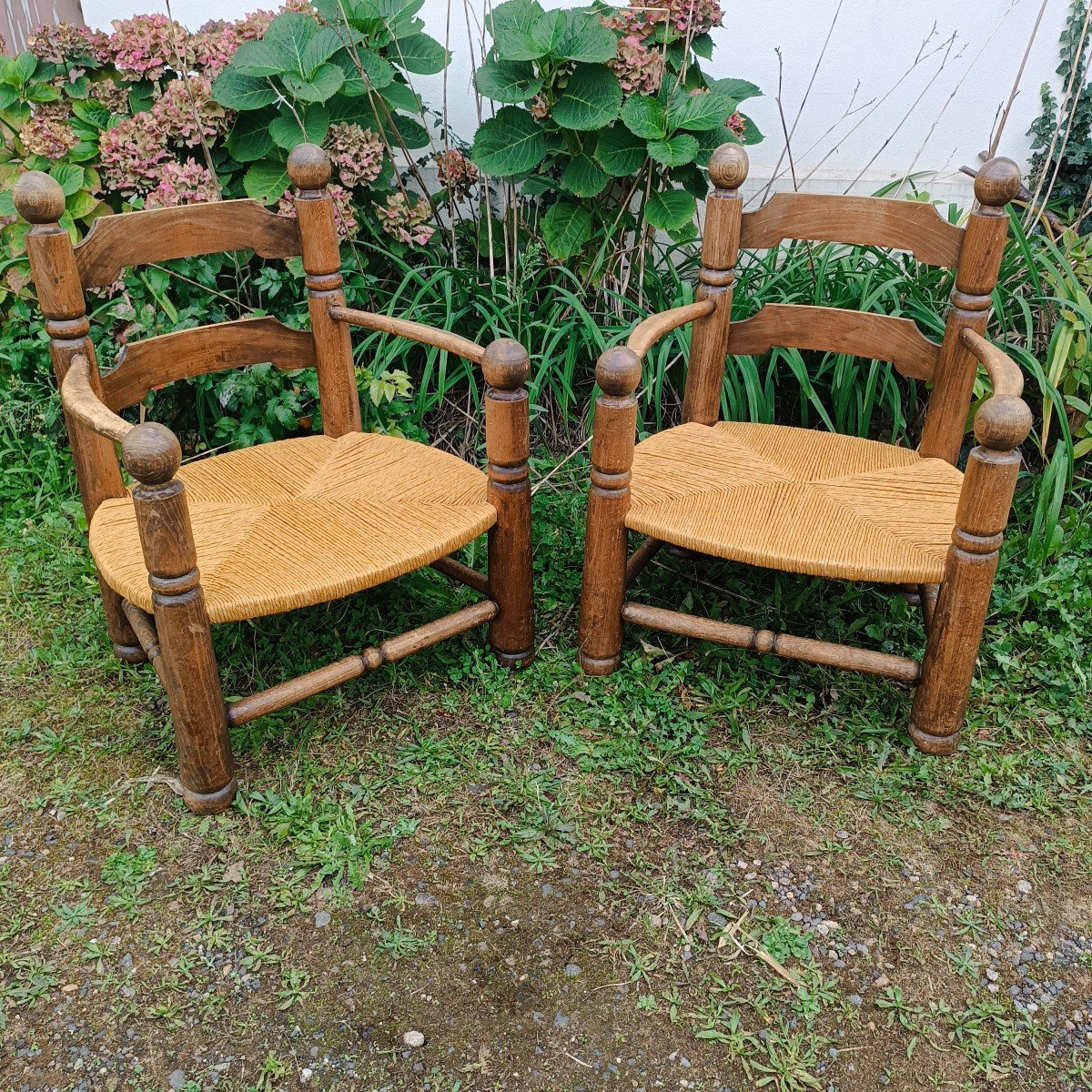 Pair Of Charles Dudouyt Armchairs 1940