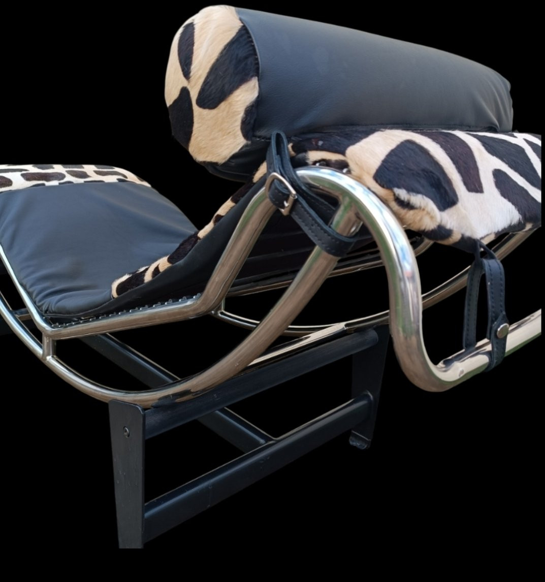 Chaise Longue Lc4 Le Corbusier "girafe"-photo-1