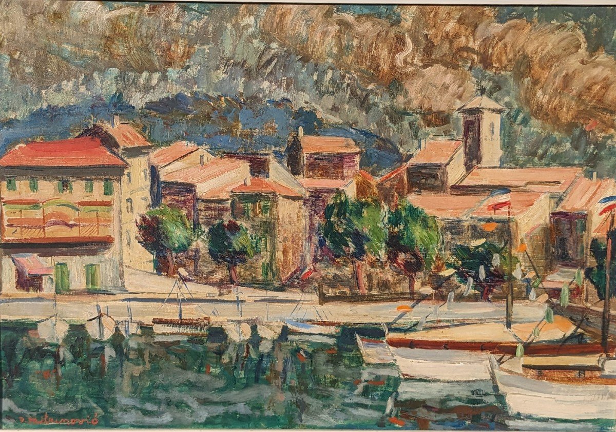 Dragutin Mitrinovic ,1903-1997,  port de Yougoslavie , Serbie Monténégro vers 1940/50-photo-2