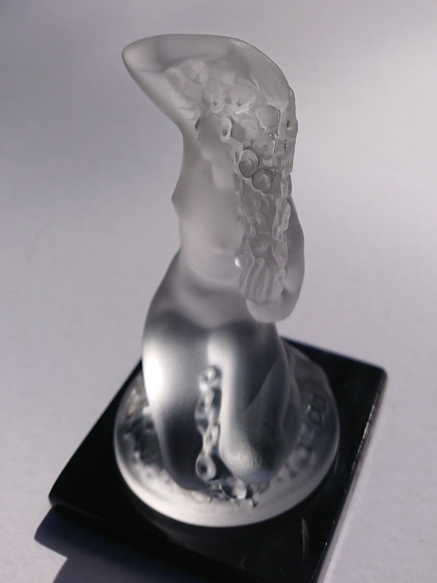 Crystal Statuette Naked Woman Floréal Lalique-photo-2