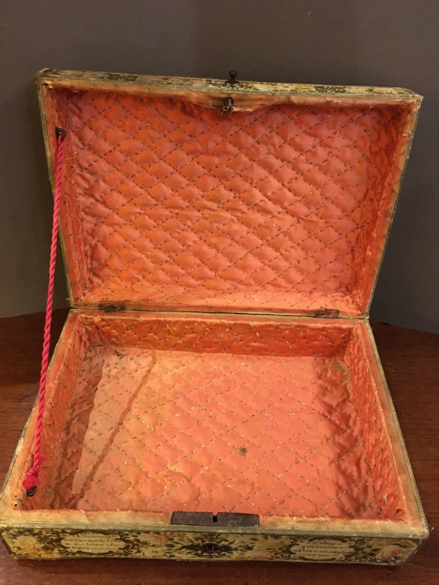 Rare 18th Century Box With Bible Verses-photo-6