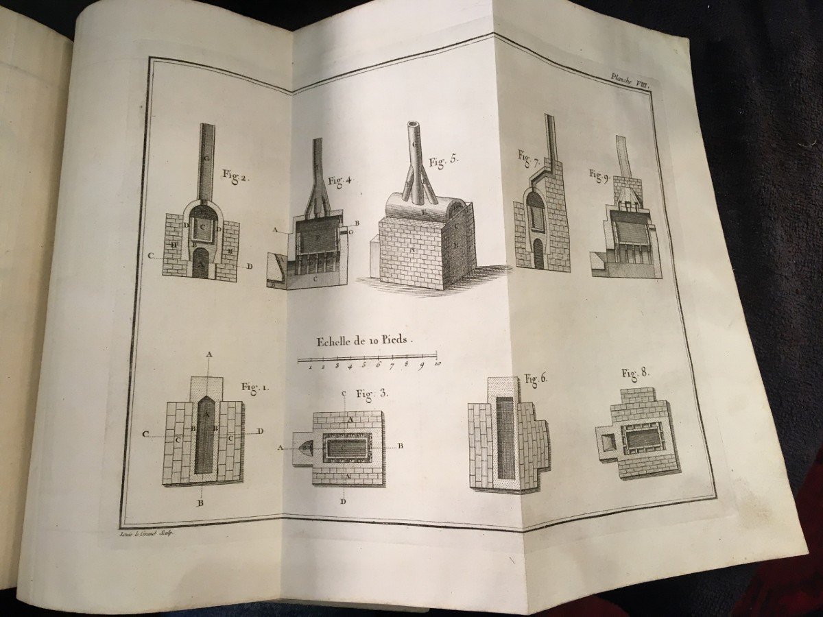 Rare Livre Scientifique  Voyages Métallurgiques Ou Recherches Et Observations 1774-photo-3