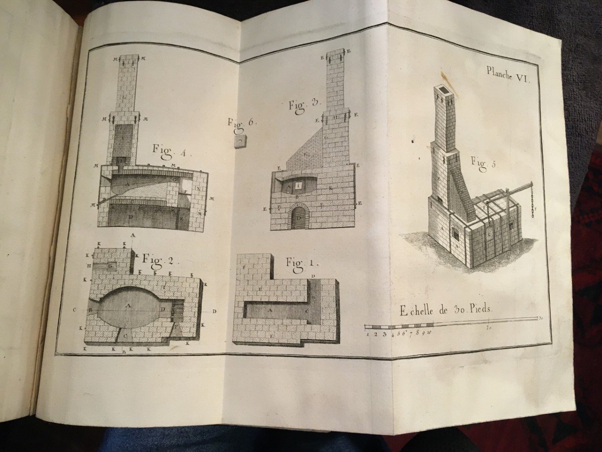 Rare Livre Scientifique  Voyages Métallurgiques Ou Recherches Et Observations 1774-photo-5