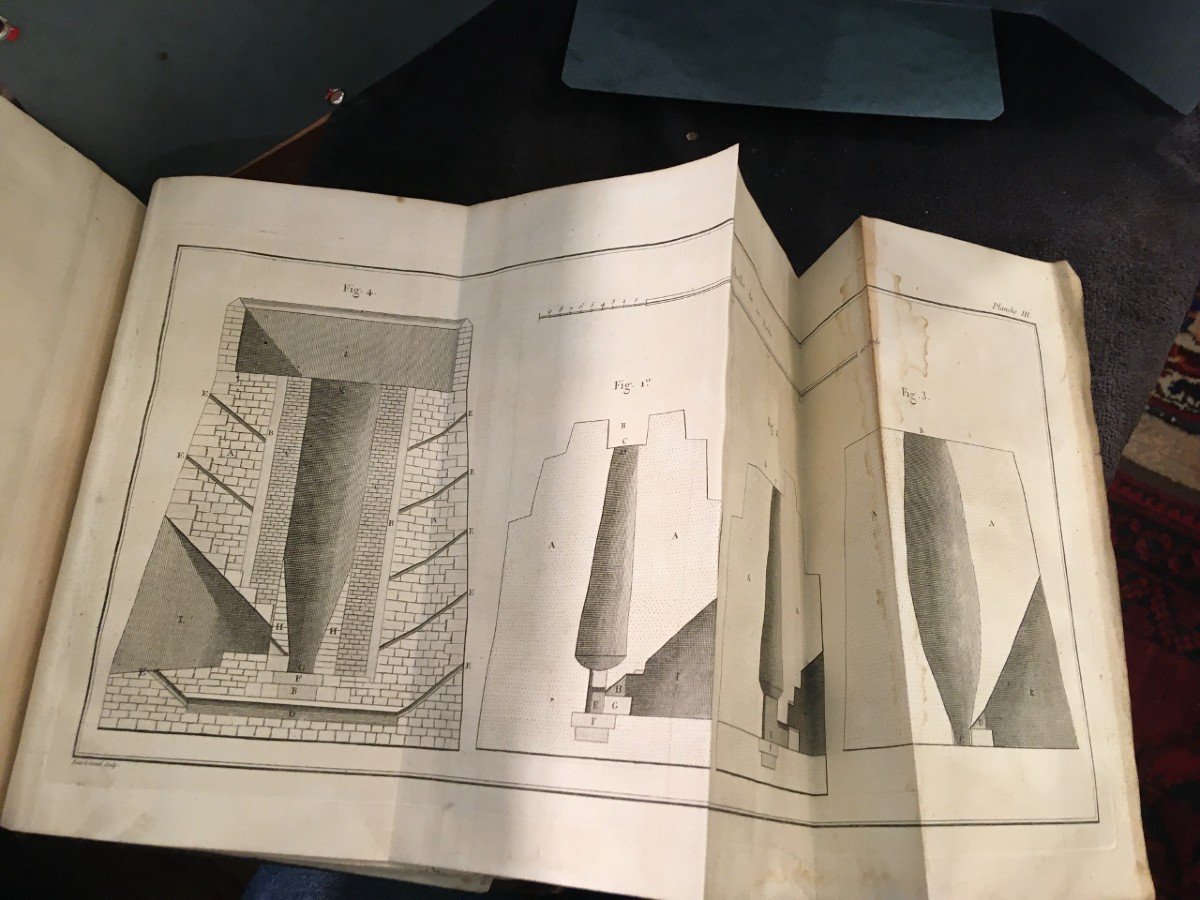 Rare Livre Scientifique  Voyages Métallurgiques Ou Recherches Et Observations 1774-photo-8