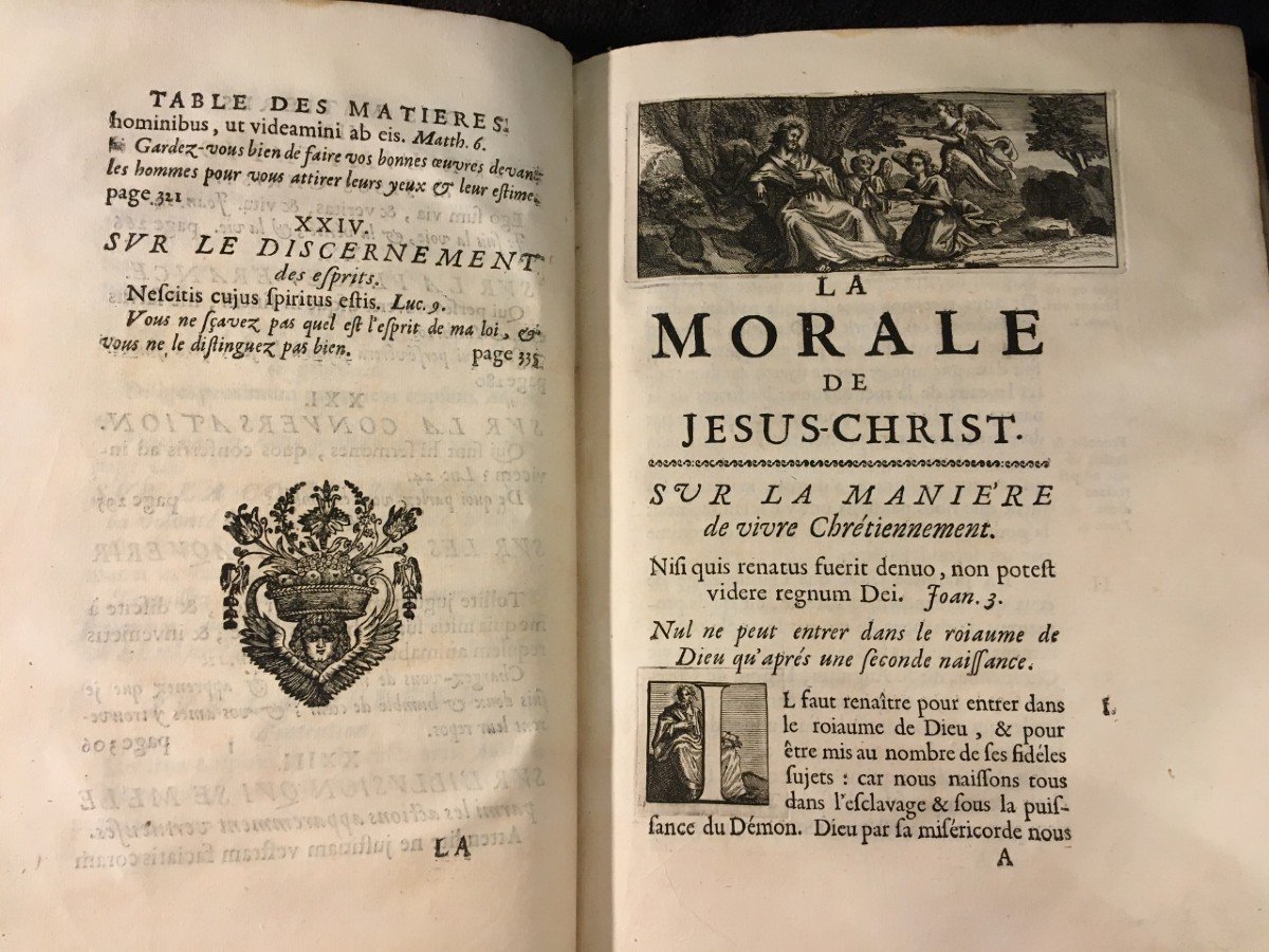 Rare 17th Century Book The Morality Of Jesus Christ 1686-photo-5