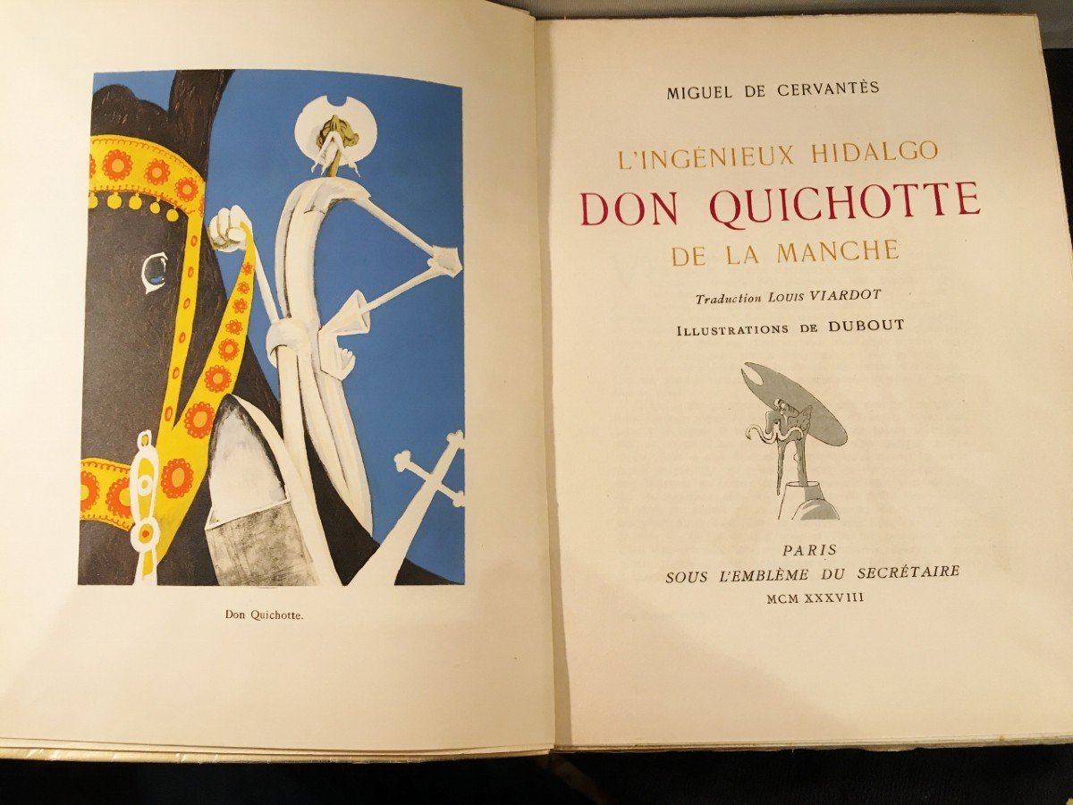 The Ingenious Hidalgo Don Quixote Of La Mancha Illustrations By Dubout Paris 1938-photo-3