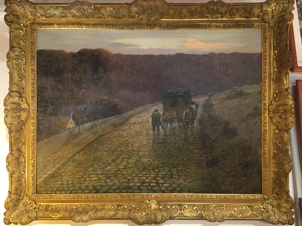 Huile Sur Toile Signé Pierre Lagarde ( 1853 - 1910 )