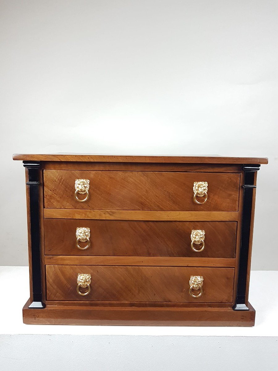 Mahogany Master Commode, 19th-photo-4