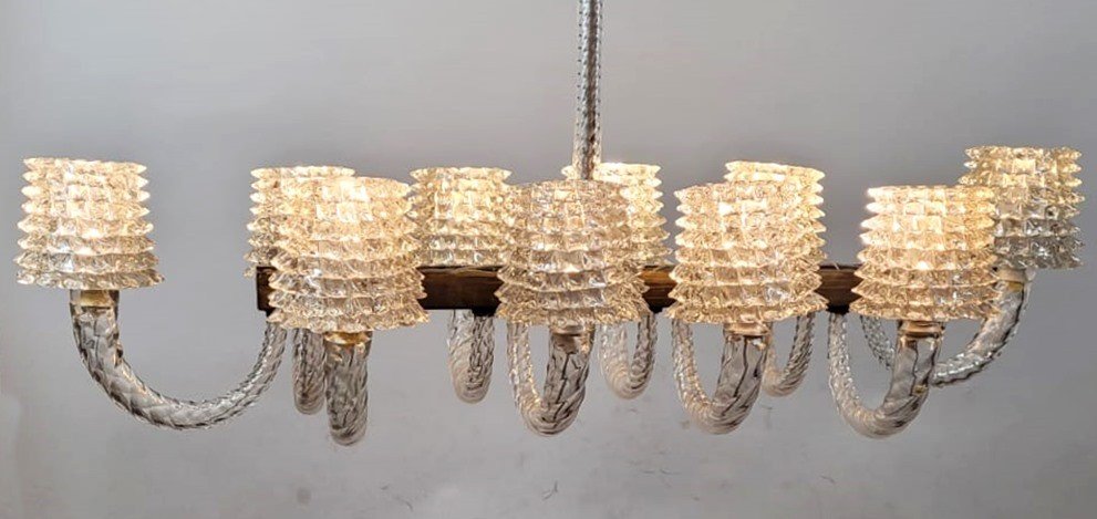 Large Barovier And Toso Chandelier - Murano-photo-5