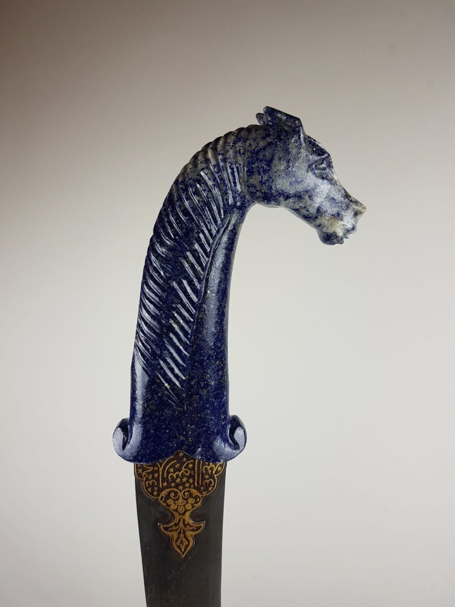 Indo-persian Dagger, Lapis Lazuli Handle