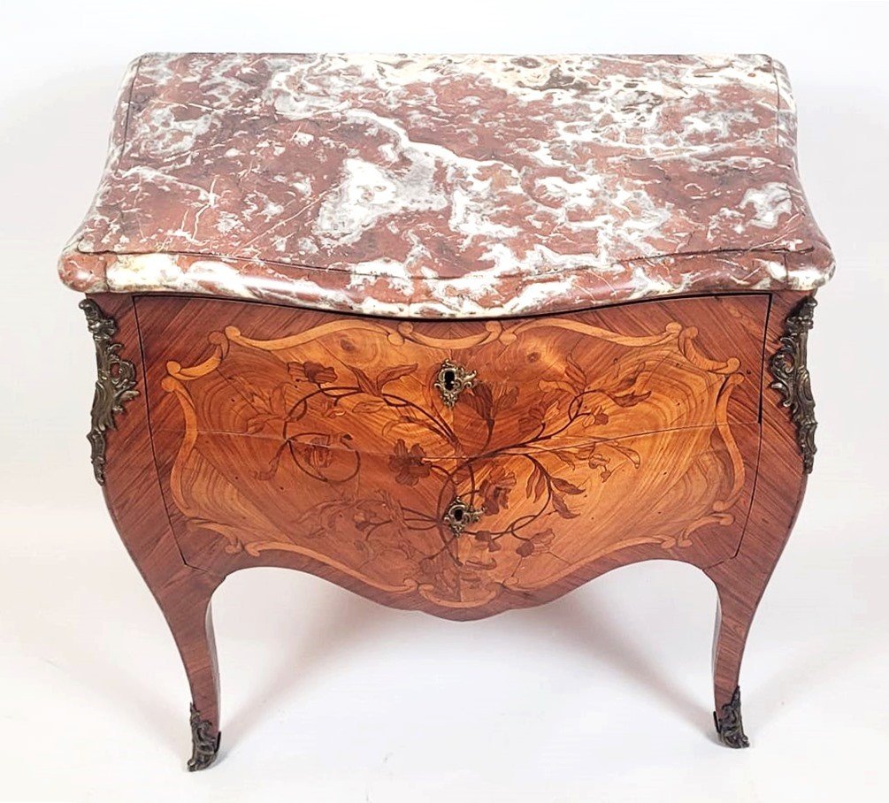 Louis XV Inlaid Commode-photo-2