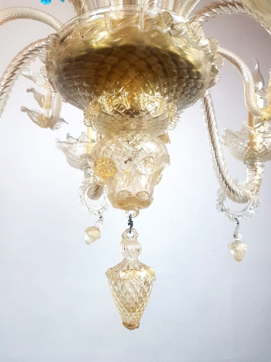 Murano Chandelier With 6 Arms Of Light-photo-4