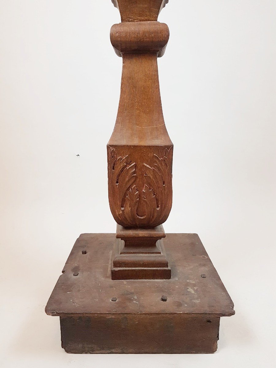 Louis XIV Period Carved Wooden Lectern-photo-3