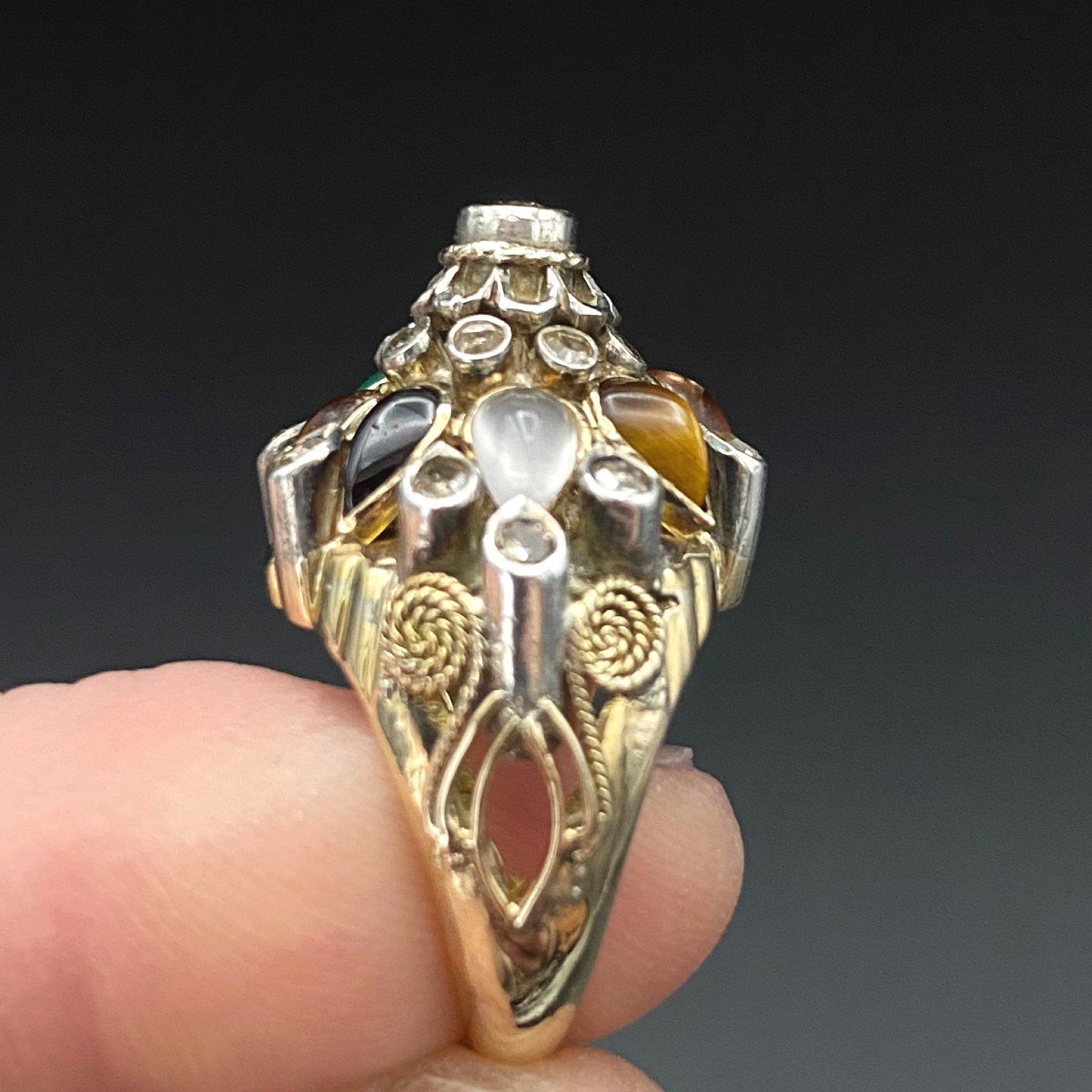 Bague Thaï - Or 14 Carats-photo-5