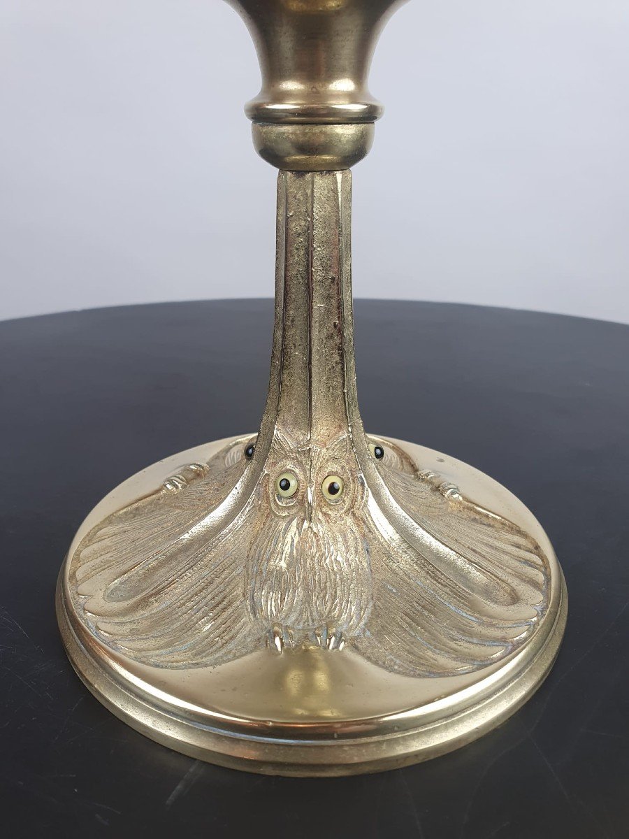 Art Nouveau Oil Lamp-photo-2