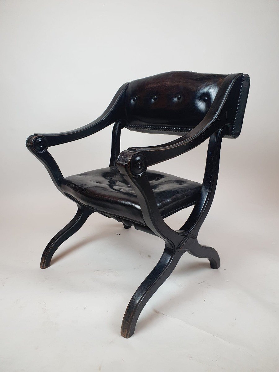 Fauteuil à Système, Prie Dieu, 19th.c, N III-photo-3