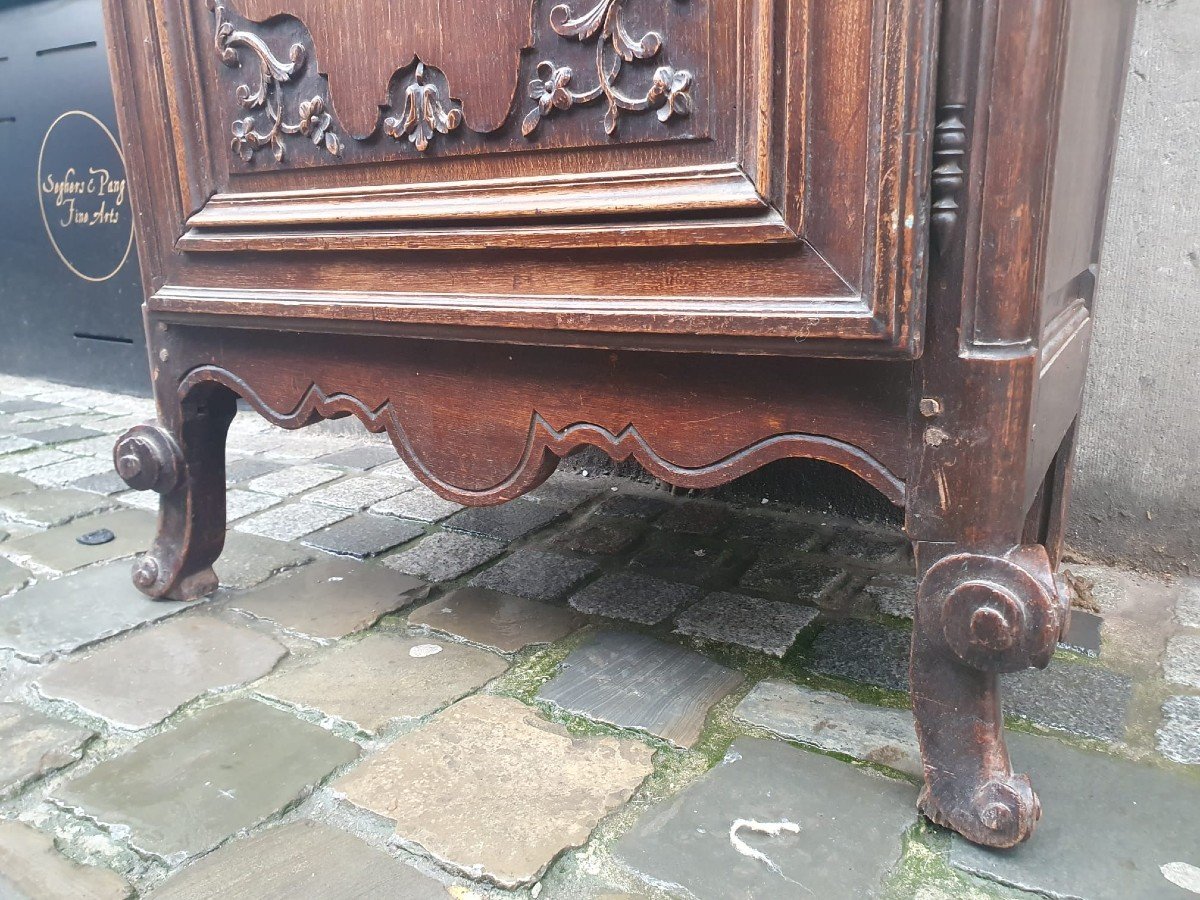 Bonnetière In Carved And Molded Oak, 19th-photo-4