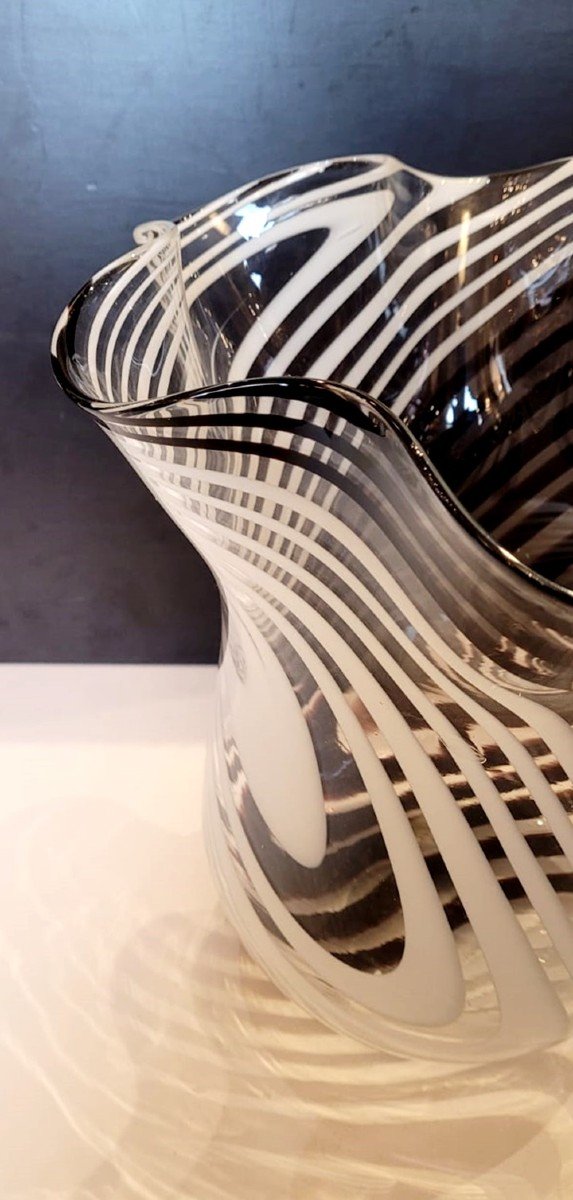 Vase En Verre De Murano - Carlos Moretti-photo-4