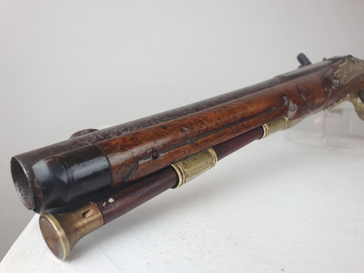 Long Pistolet Silex, Vers 1740-photo-2