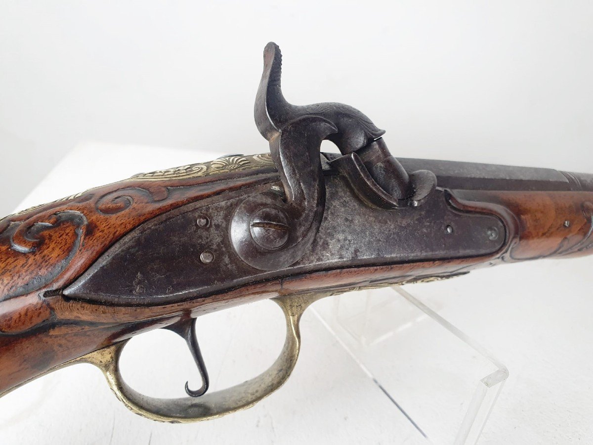 Long Flintlock Pistol, Circa 1740-photo-1